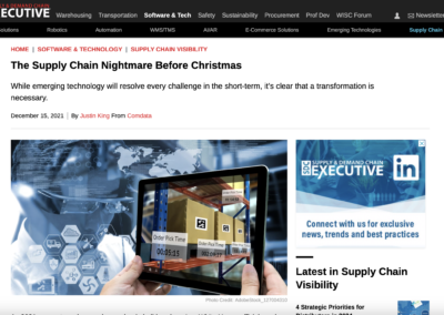 An article in Supply & Demand Chain Executive