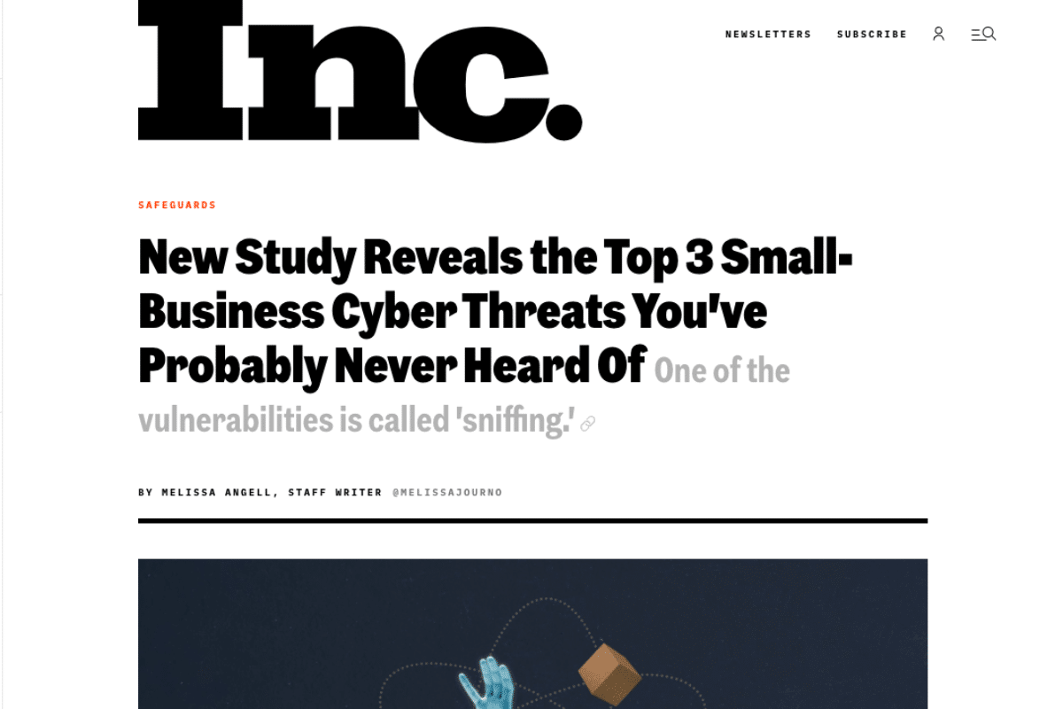 An article in Inc. Magazine