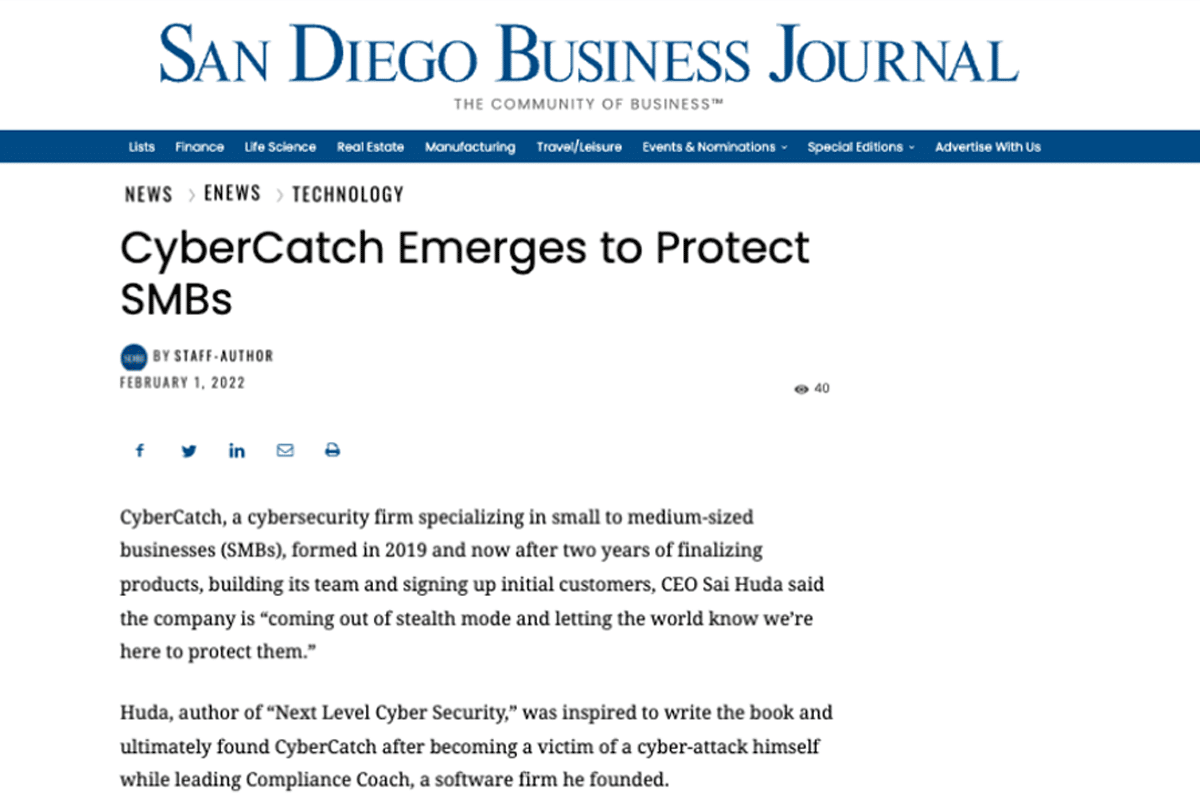 An article in the San Diego Business Journal
